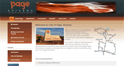 Desktop Screenshot of cityofpage.org